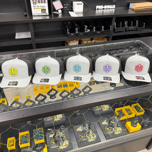 Hex 7 Panel Snapback - Gray/Black