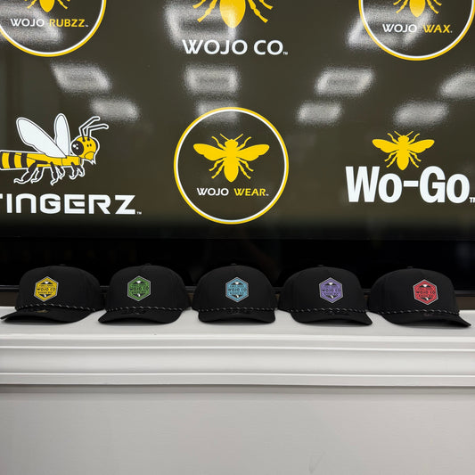 Hex 5 Panel Hat - Black