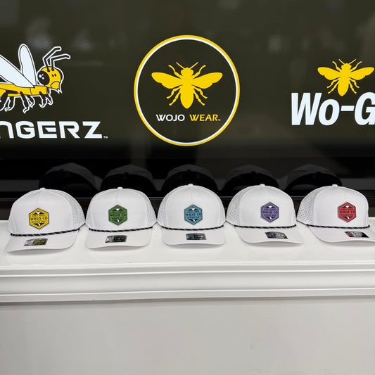 Hex 5 Panel Hat - White