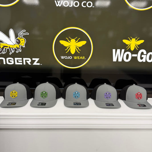 Hex 6 Panel Snapback - Gray/Black