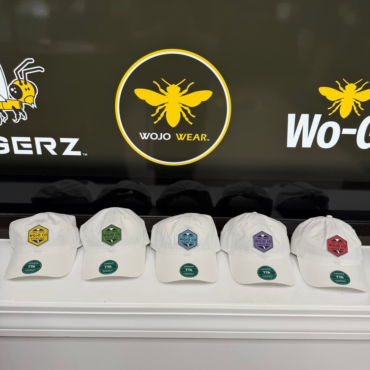 Hex Dad Hat - White